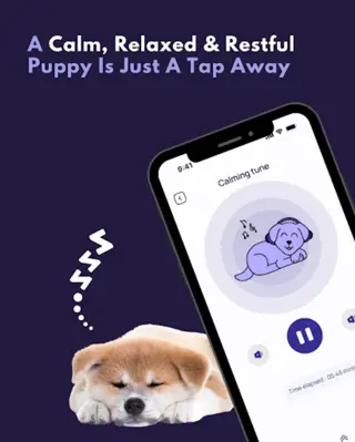 Calmly - Dog Sleep music android App screenshot 1